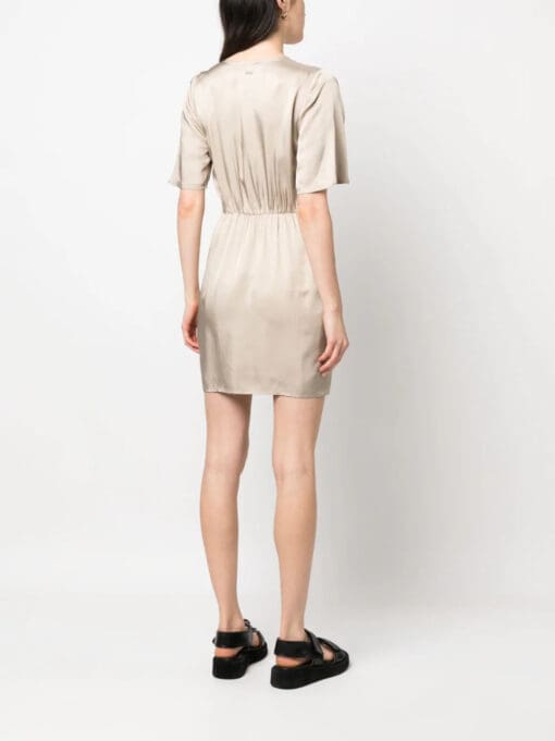 Armani Exchange  satin wrap dress - Image 4