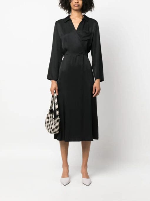 Armani Exchange  long-sleeve midi dress - Image 2