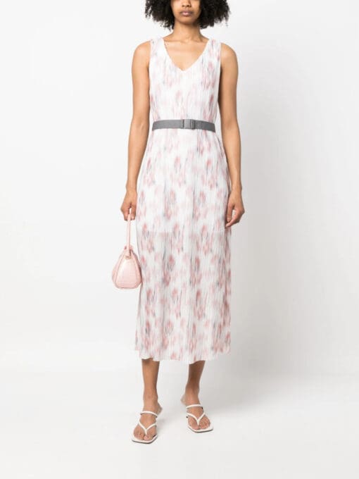 Armani Exchange  belted midi dress - Image 2