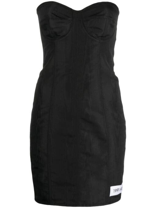 Dolce & Gabbana  moiré-faille strapless minidress