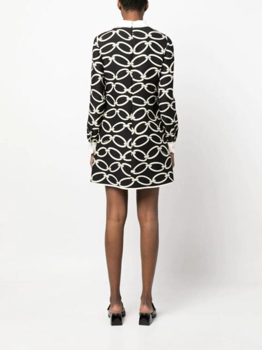 Valentino Garavani  Chain 1967-print minidress - Image 4