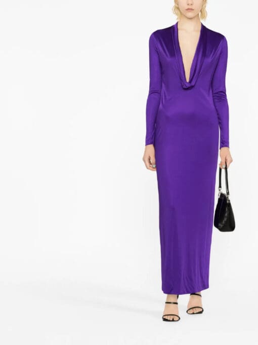 Versace  cowl-neck maxi dress - Image 2