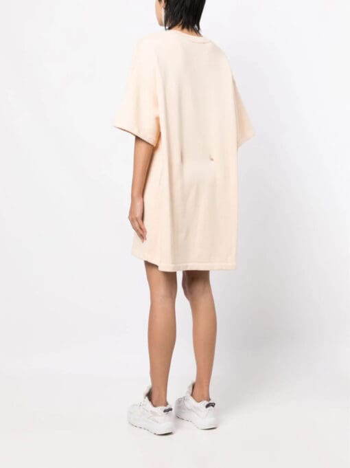 Off-White  Baseball logo-embroidered T-shirt dress - Image 4