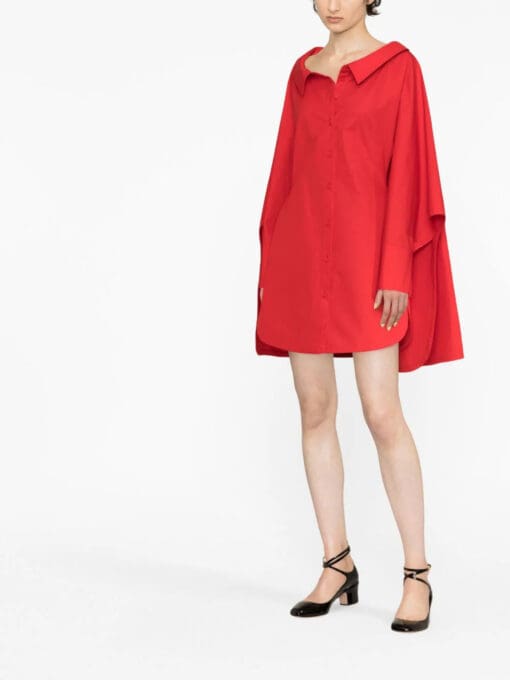 Valentino Garavani  cape cotton shirtdress - Image 2