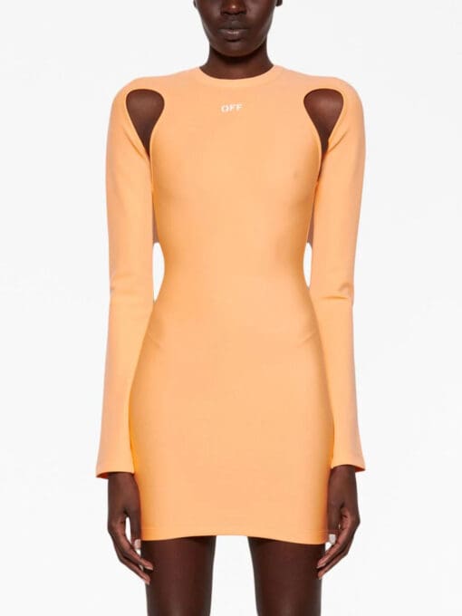 Off-White  Sleek cut-out minidress - Image 3