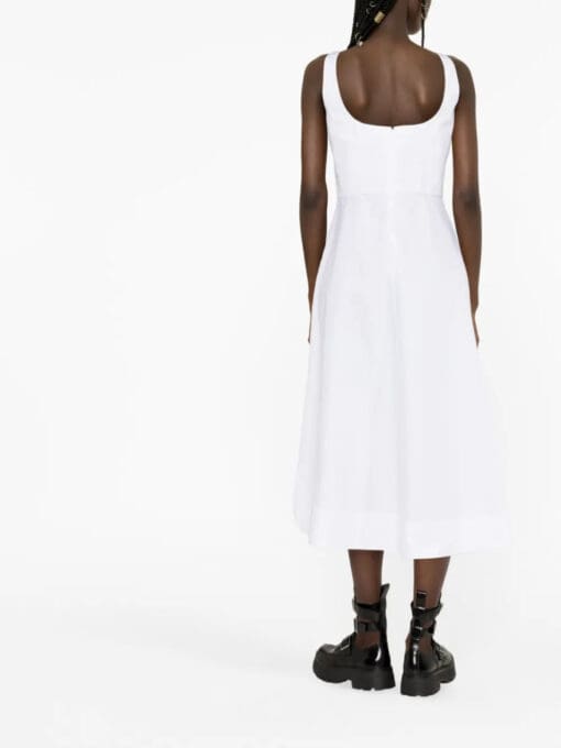 Alexander McQueen  asymmetric sleeveless midi dress - Image 3