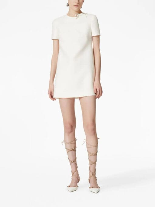 Valentino Garavani  Crepe Couture short dress - Image 3