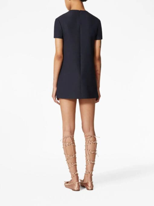 Valentino Garavani  Crepe Couture short dress - Image 4