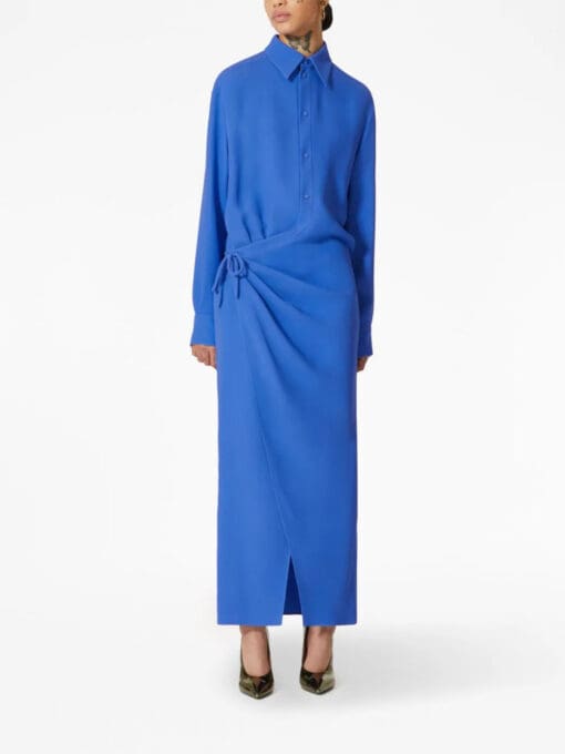 Valentino Garavani  Cady Couture silk shirtdress - Image 3