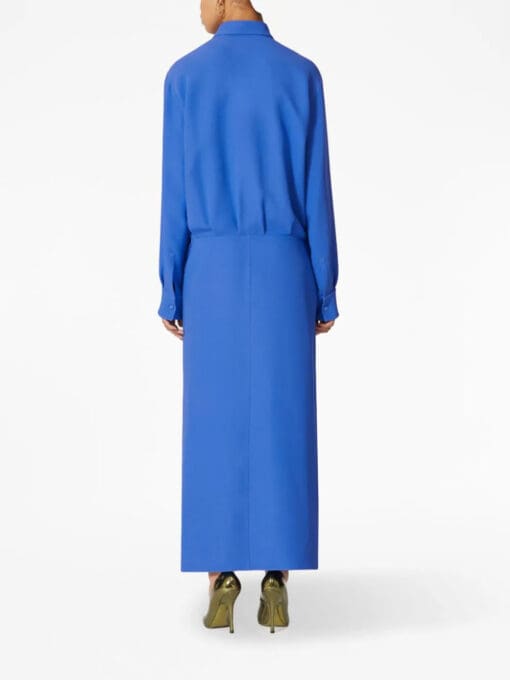 Valentino Garavani  Cady Couture silk shirtdress - Image 4