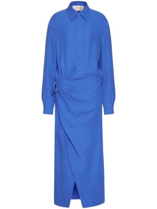 Valentino Garavani  Cady Couture silk shirtdress