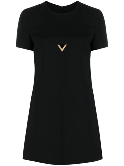 Valentino Garavani  logo-plaque minidress