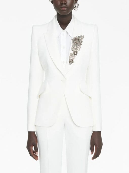 Alexander McQueen  Victorian Jewel single-breasted blazer - Image 2