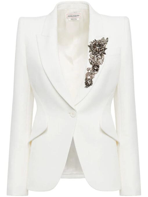 Alexander McQueen  Victorian Jewel single-breasted blazer