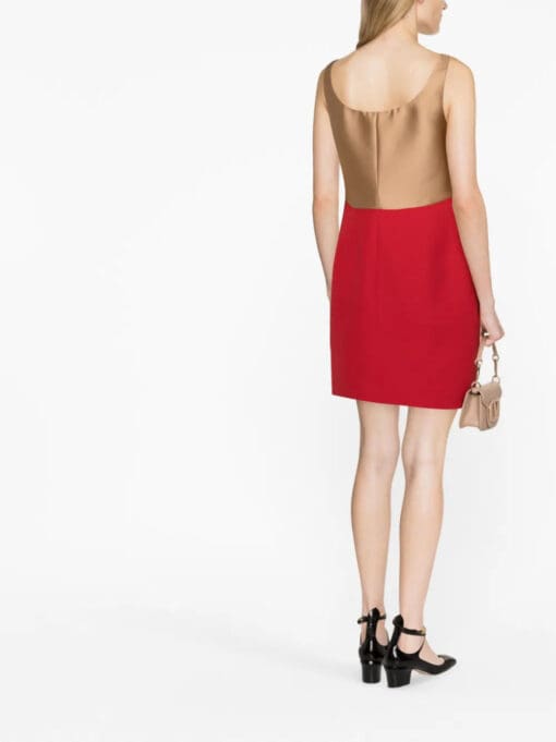 Valentino Garavani  colour-block sleeveless minidress - Image 3