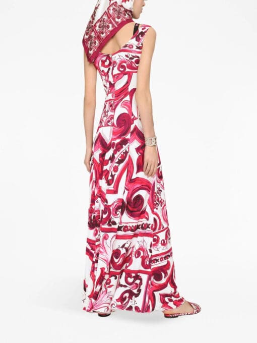 Dolce & Gabbana  graphic-print sleeveless dress - Image 3