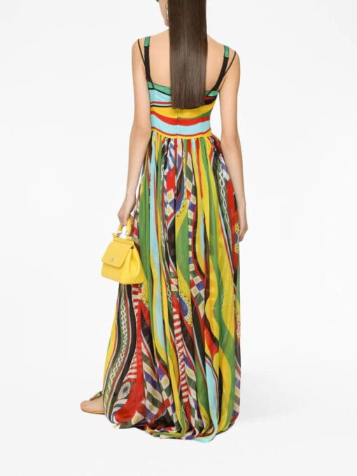 Dolce & Gabbana  graphic-print sleeveless dress - Image 3