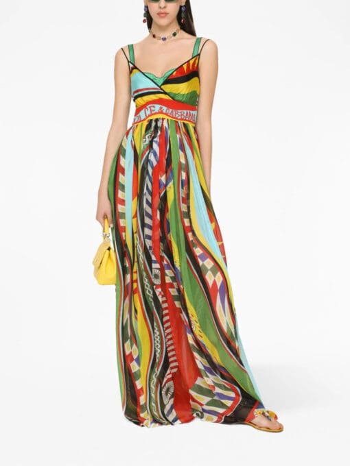 Dolce & Gabbana  graphic-print sleeveless dress - Image 2