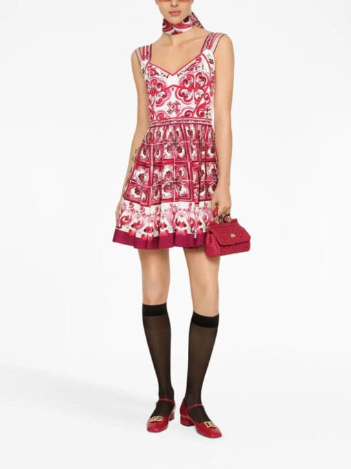 Dolce & Gabbana  graphic-print sleeveless dress - Image 2