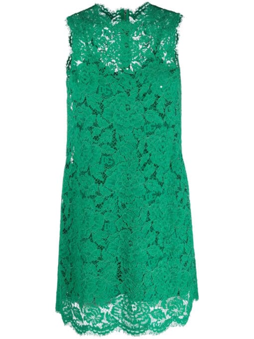 Dolce & Gabbana  lace sleeveless shift minidress