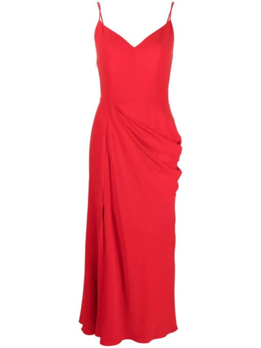 Alexander McQueen  draped mid-length dress