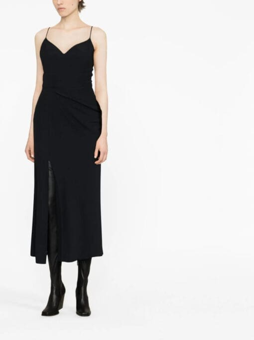 Alexander McQueen  draped mid-length dress - Image 2