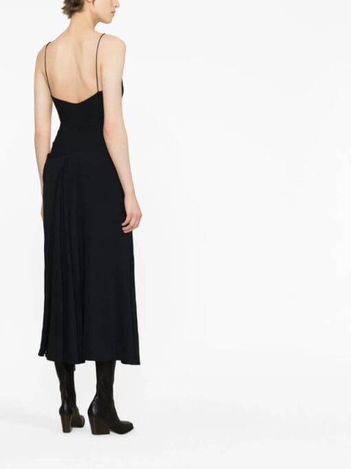 Alexander McQueen  draped mid-length dress - Image 3