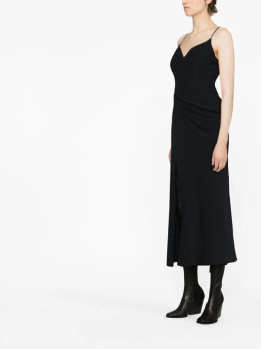 Alexander McQueen  draped mid-length dress - Image 4