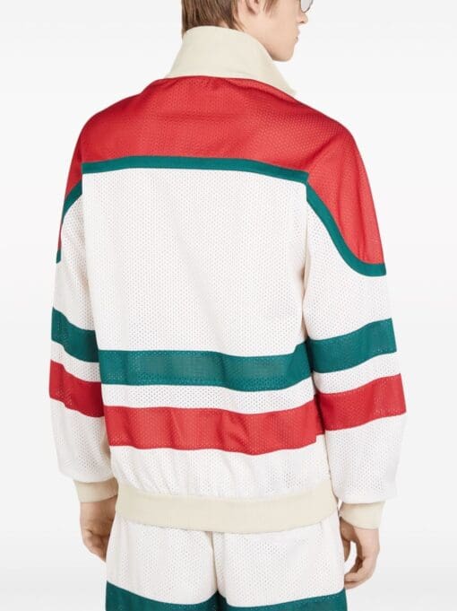 Gucci  GG logo-motif bomber jacket - Image 4