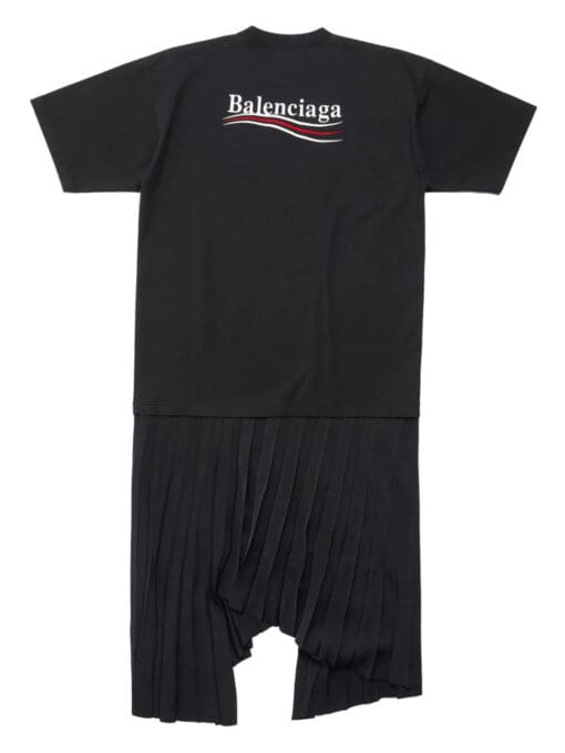 Balenciaga  Political Campaign pleated T-Shirt dress - Image 2