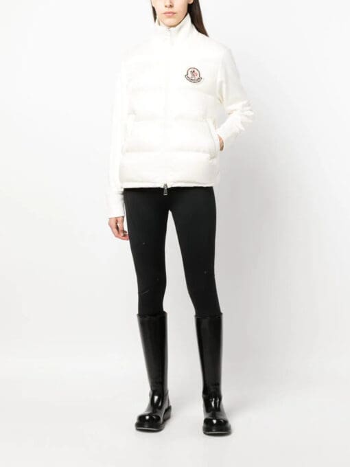 Moncler  knitted-panel padded jacket - Image 2