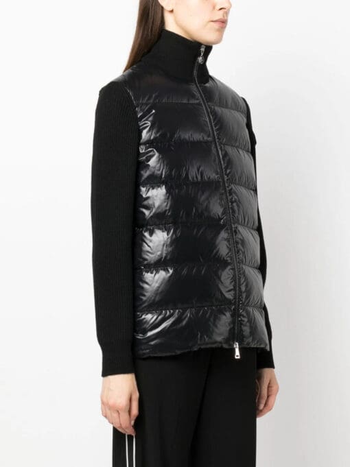 Moncler  knit-sleeve padded jacket - Image 3