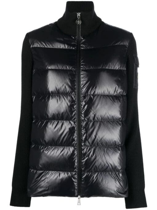 Moncler  knit-sleeve padded jacket