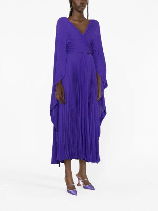 Valentino Garavani  pleated silk-georgette gown - Image 2