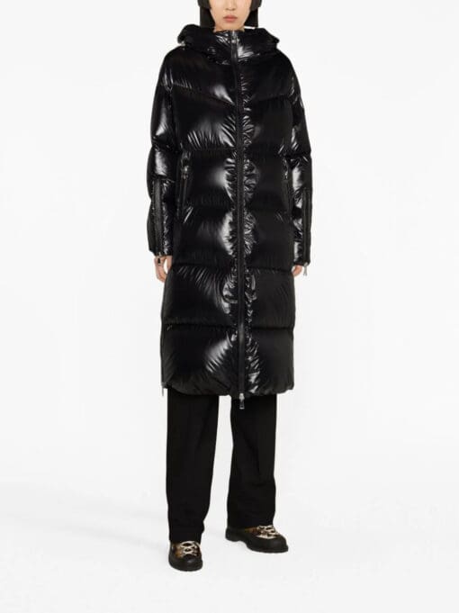 Moncler  long down hooded jacket - Image 2