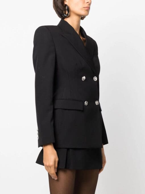 Versace  double-breasted wool blazer - Image 3