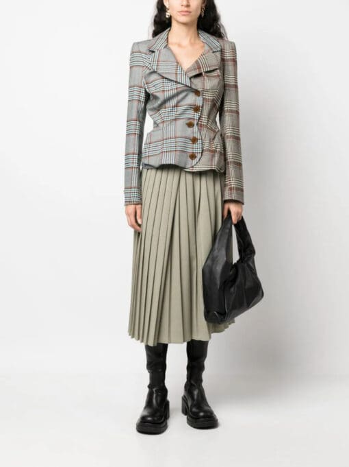 Vivienne Westwood  asymmetric panelled tweed jacket - Image 2