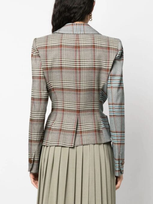 Vivienne Westwood  asymmetric panelled tweed jacket - Image 4