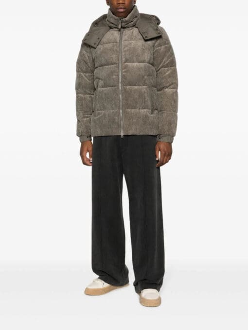 Save The Duck  corduroy hooded padded jacket - Image 2