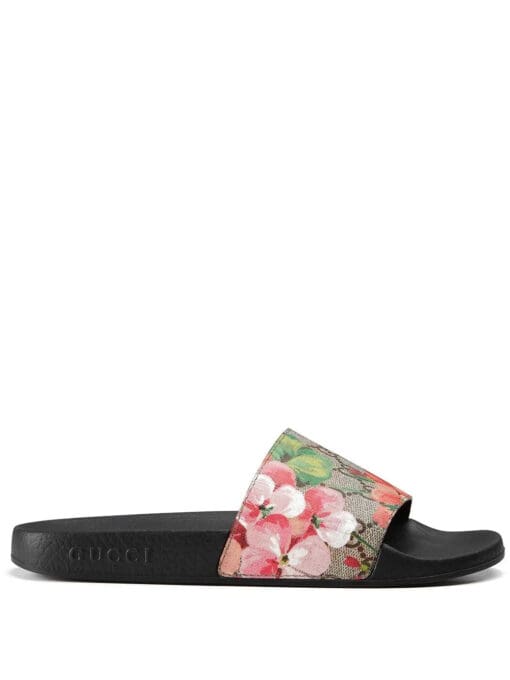 Gucci  GG Blooms Supreme slide sandals