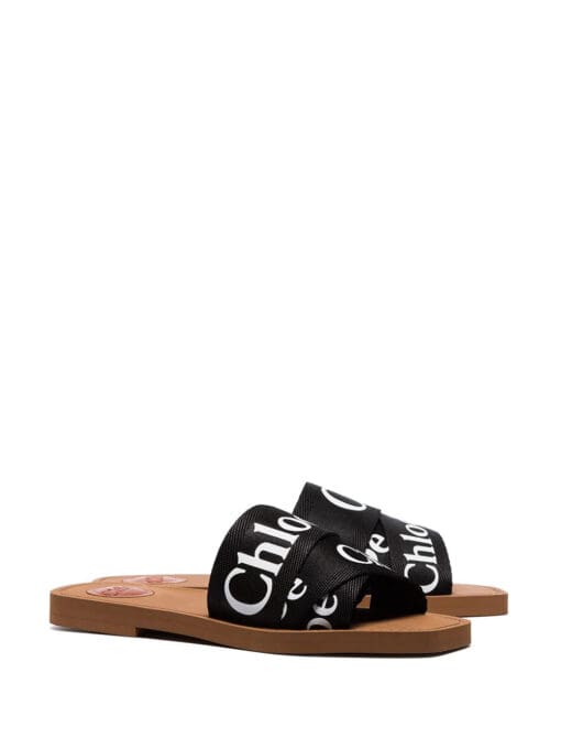 Chloé  Woody logo slides - Image 4