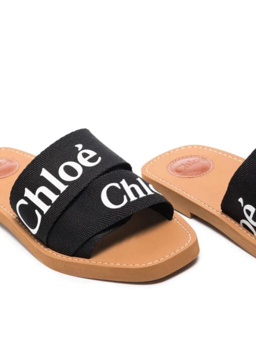 Chloé  Woody logo slides - Image 4