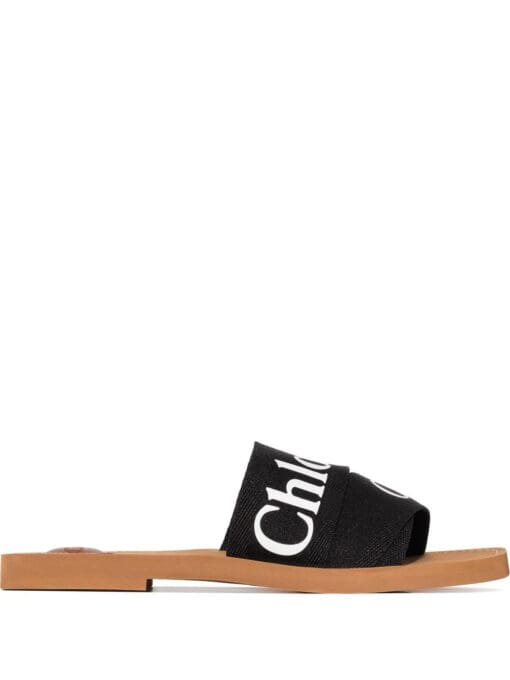 Chloé  Woody logo slides - Image 3