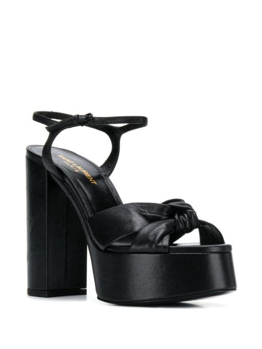 Saint Laurent  knot detail 145mm platform sandals - Image 2