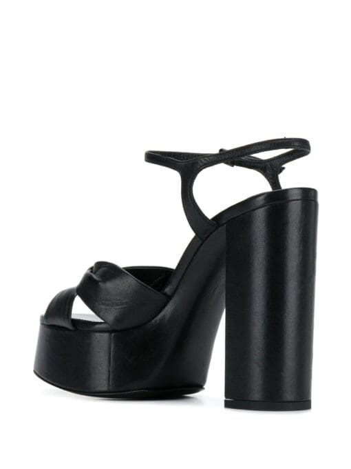 Saint Laurent  knot detail 145mm platform sandals - Image 3