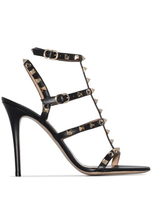 Valentino Garavani  Rockstud 100mm ankle-strap sandals