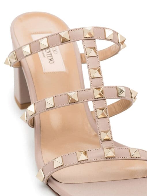 Valentino Garavani  Rockstud 60mm leather mule sandals - Image 2