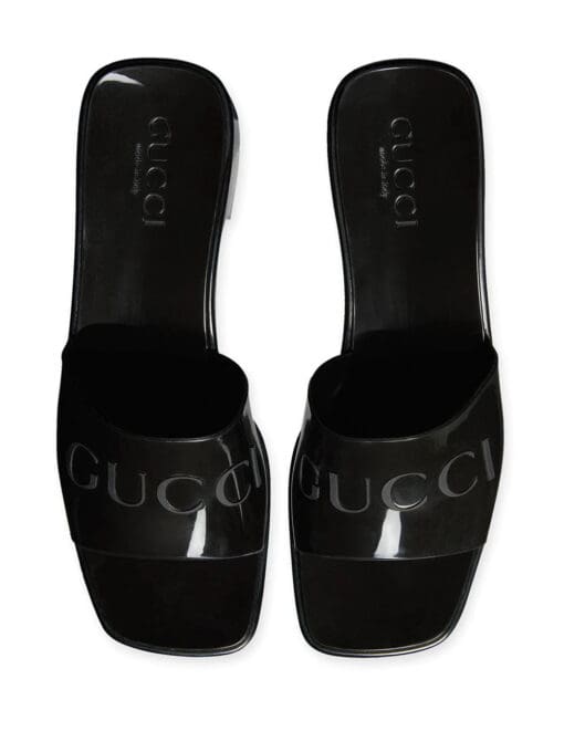 Gucci  logo embossed sandals - Image 4