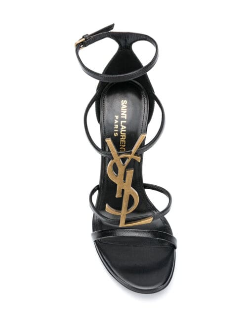 Saint Laurent  strappy logo stiletto sandals - Image 4