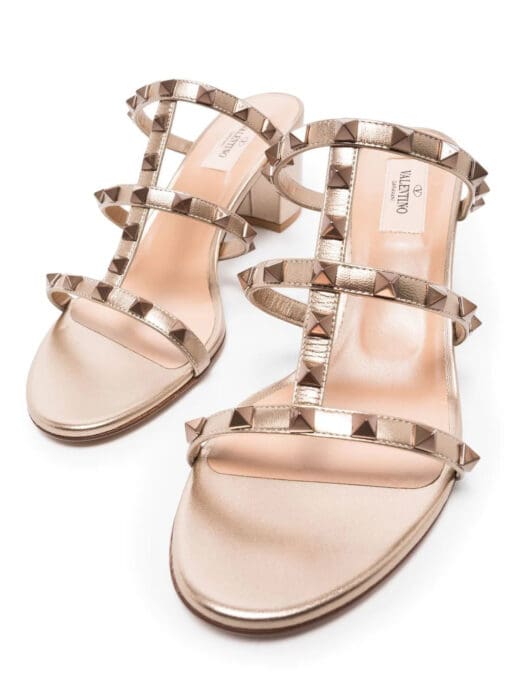 Valentino Garavani  Rockstud caged-style sandals - Image 2